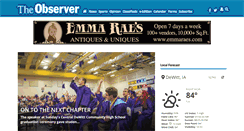 Desktop Screenshot of dewittobserver.com