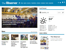 Tablet Screenshot of dewittobserver.com